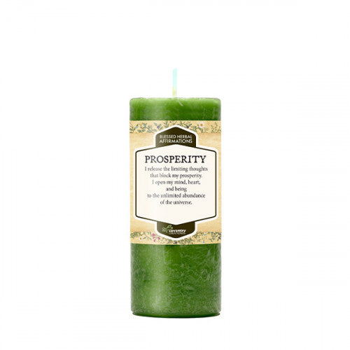 Afirmaciones de velas herbales benditas