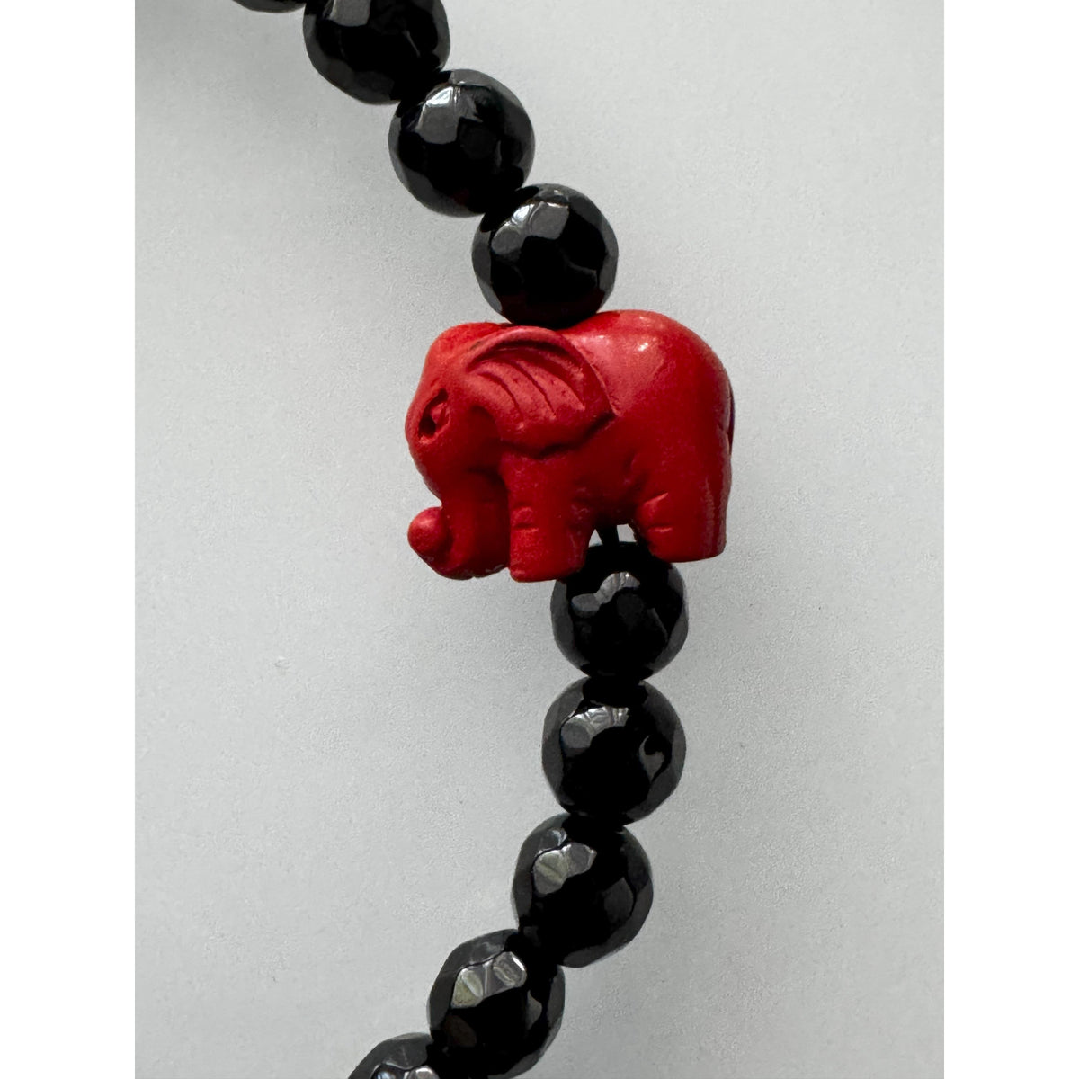 Pulsera Cinabrio con Ágata Negra