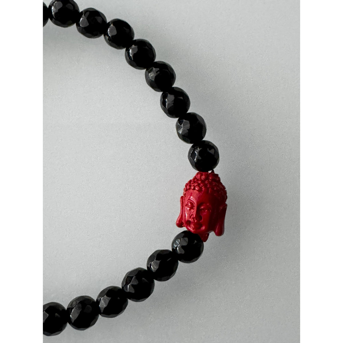 Pulsera Cinabrio con Ágata Negra