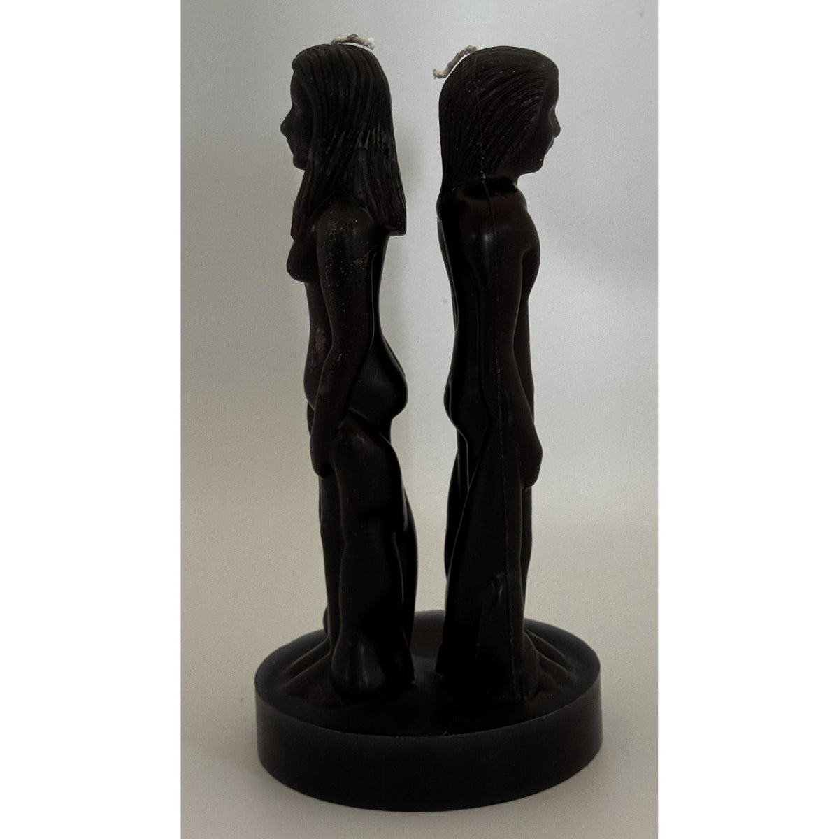 Black Male & Female Separation Candle 8"