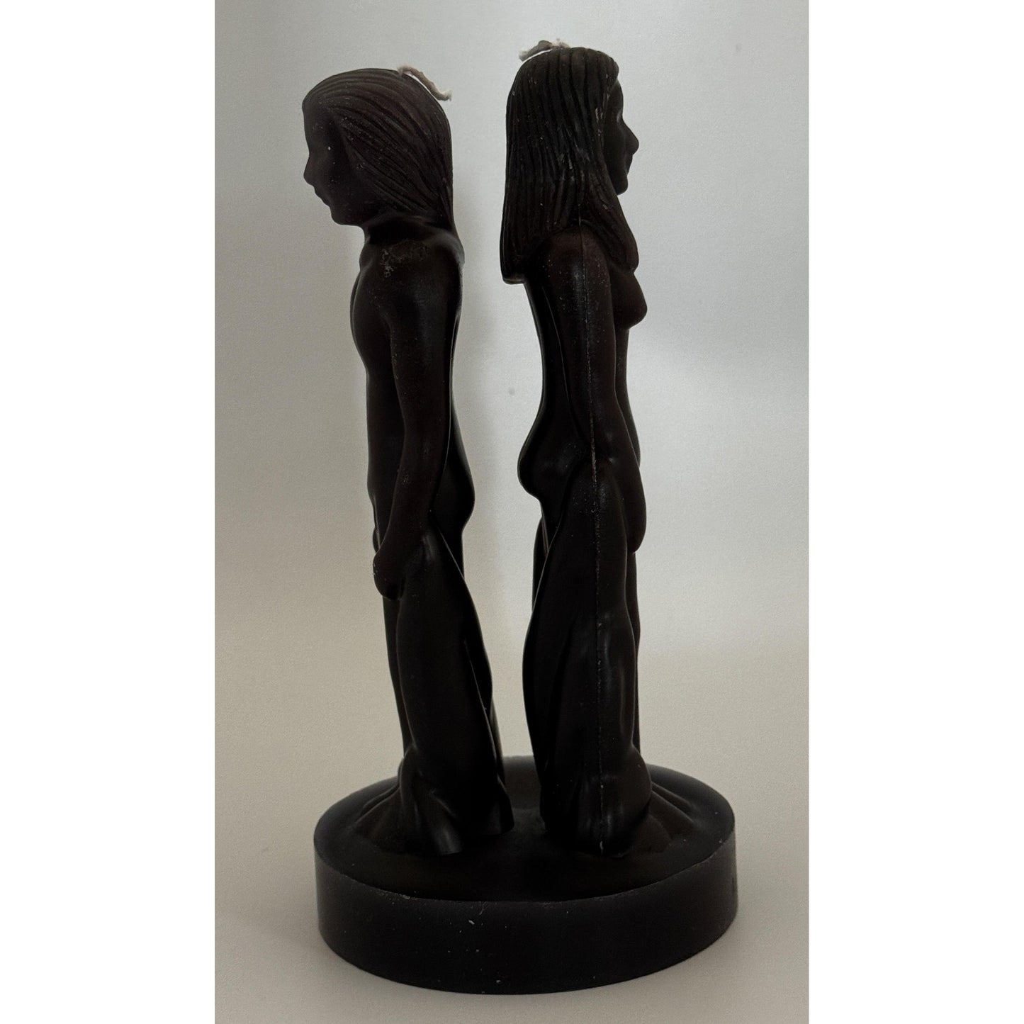 Black Male & Female Separation Candle 8"