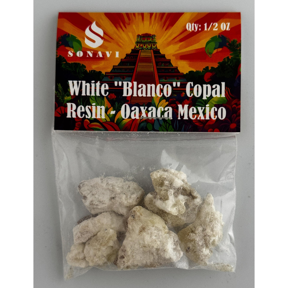 (1/2 oz) White or Blanco Copal Resin - Oaxaca Mexico