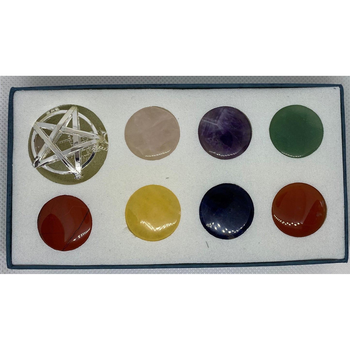 Juego de péndulo intercambiable Pentagram Chakra