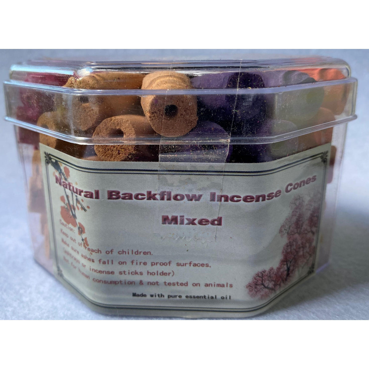 Natural Backflow Incense Cones Mixed