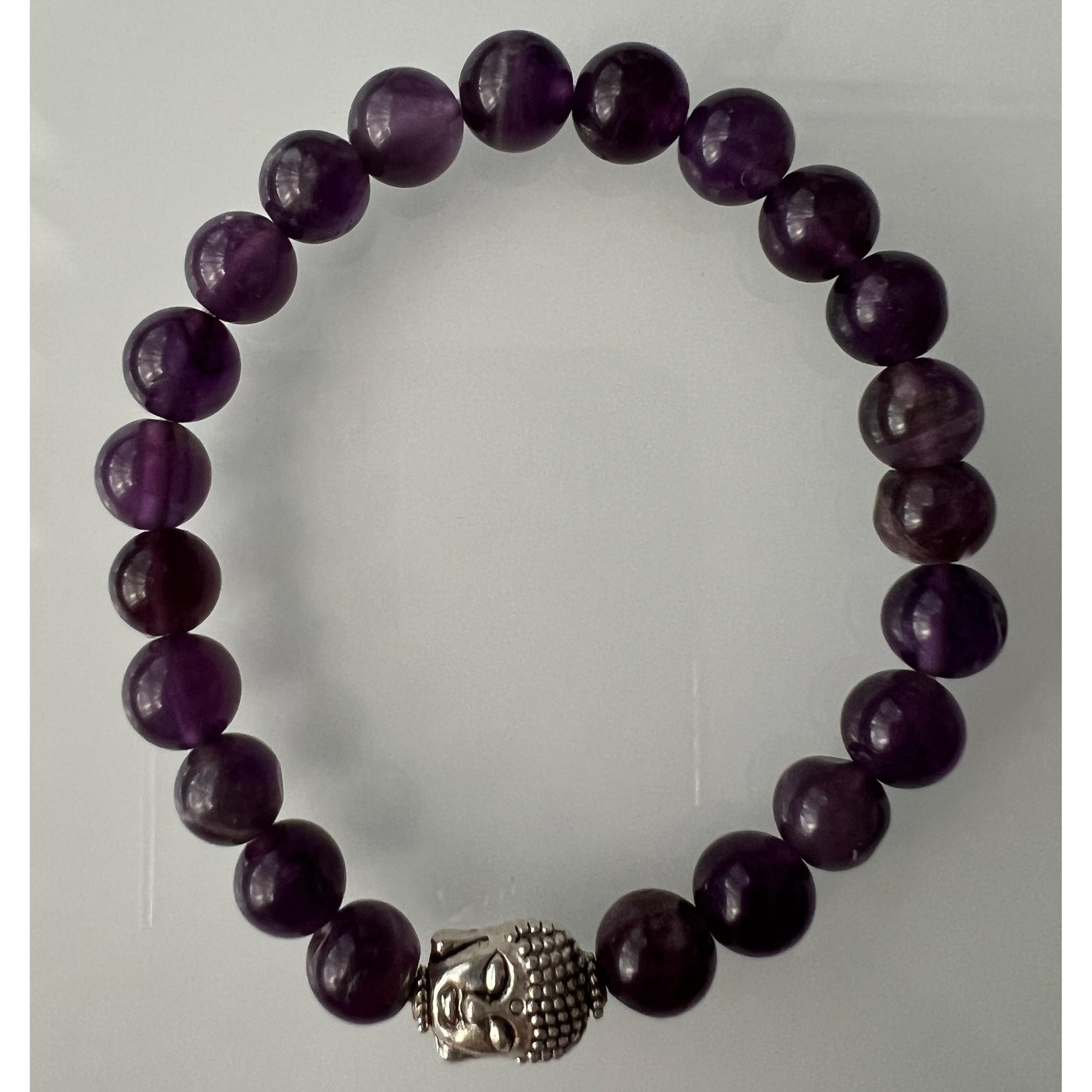 Pulsera Amatista Con Buda