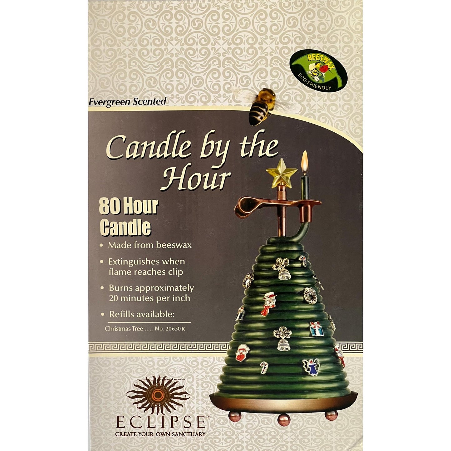 Vela de árbol de Navidad de 80 horas