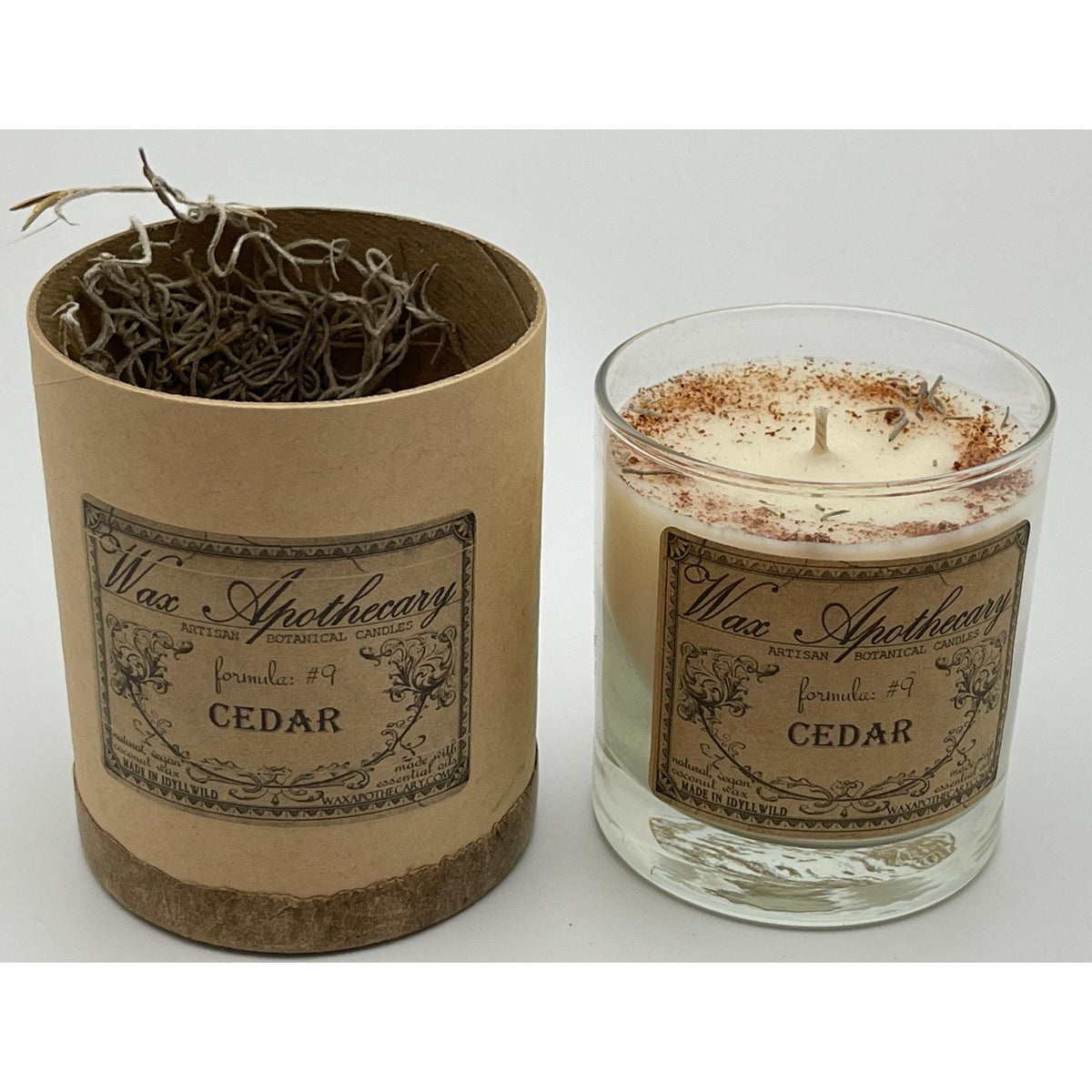 Botanical Scotch Glass Candle