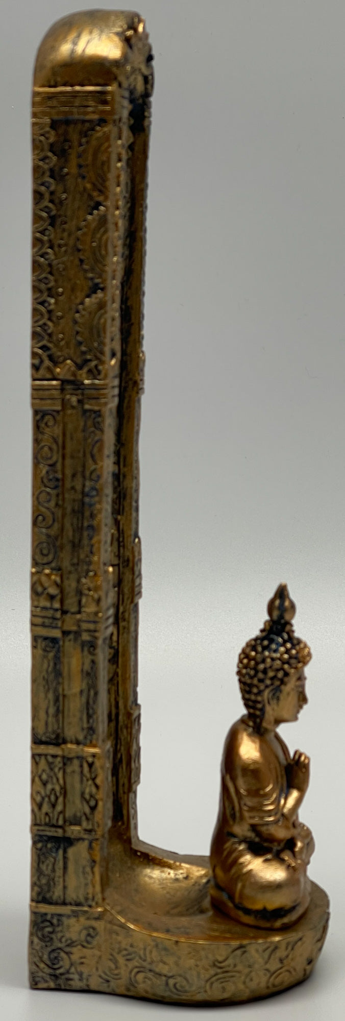 Standing Buddha Chakra Stone Incense Burner