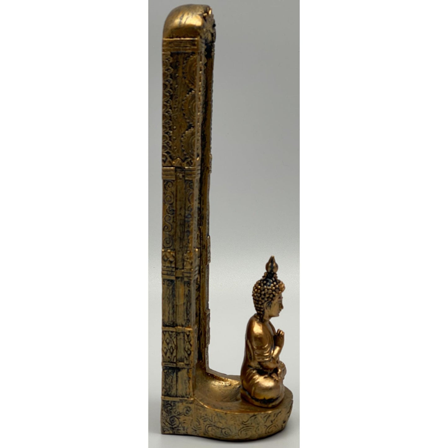 Standing Buddha Chakra Stone Incense Burner