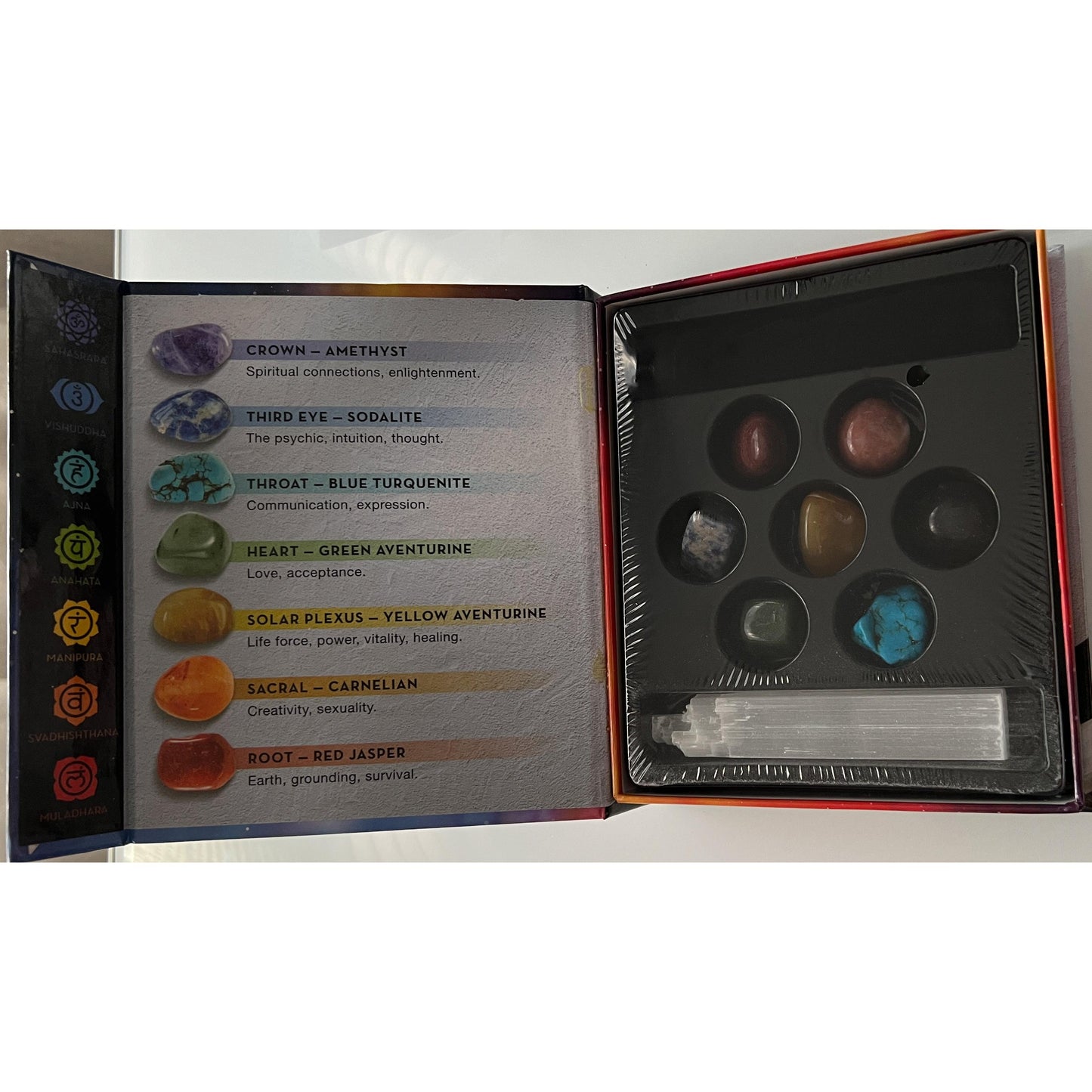 Chakra Stones and Selenite