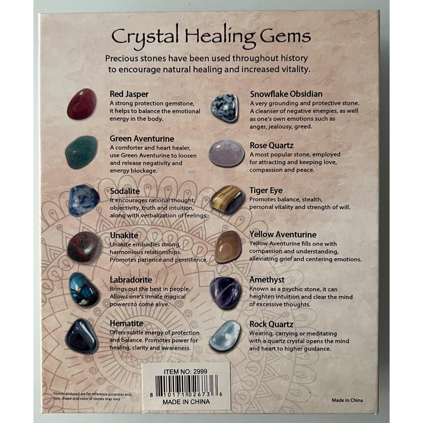 Gemas curativas de cristal