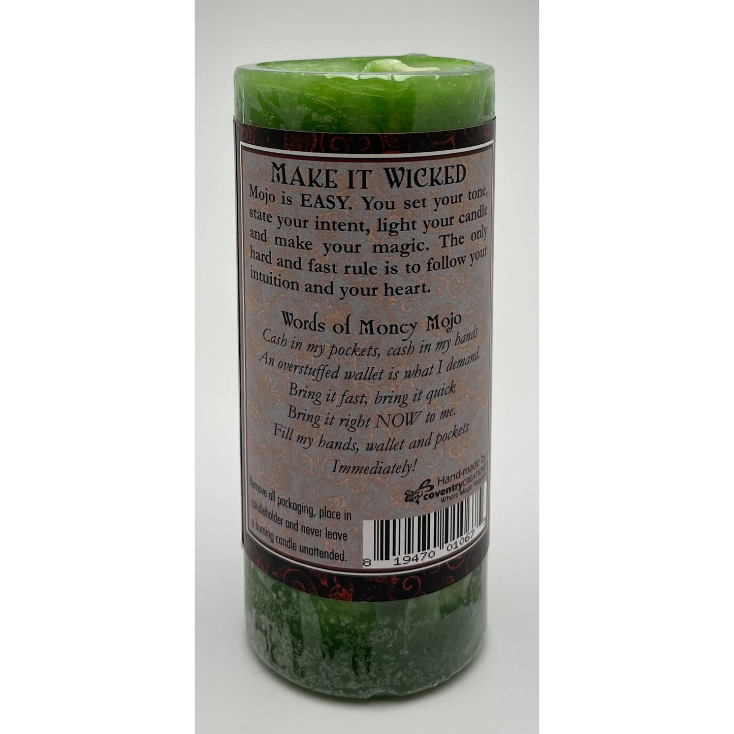 Vela de dinero rápido Wicked Witch Mojo