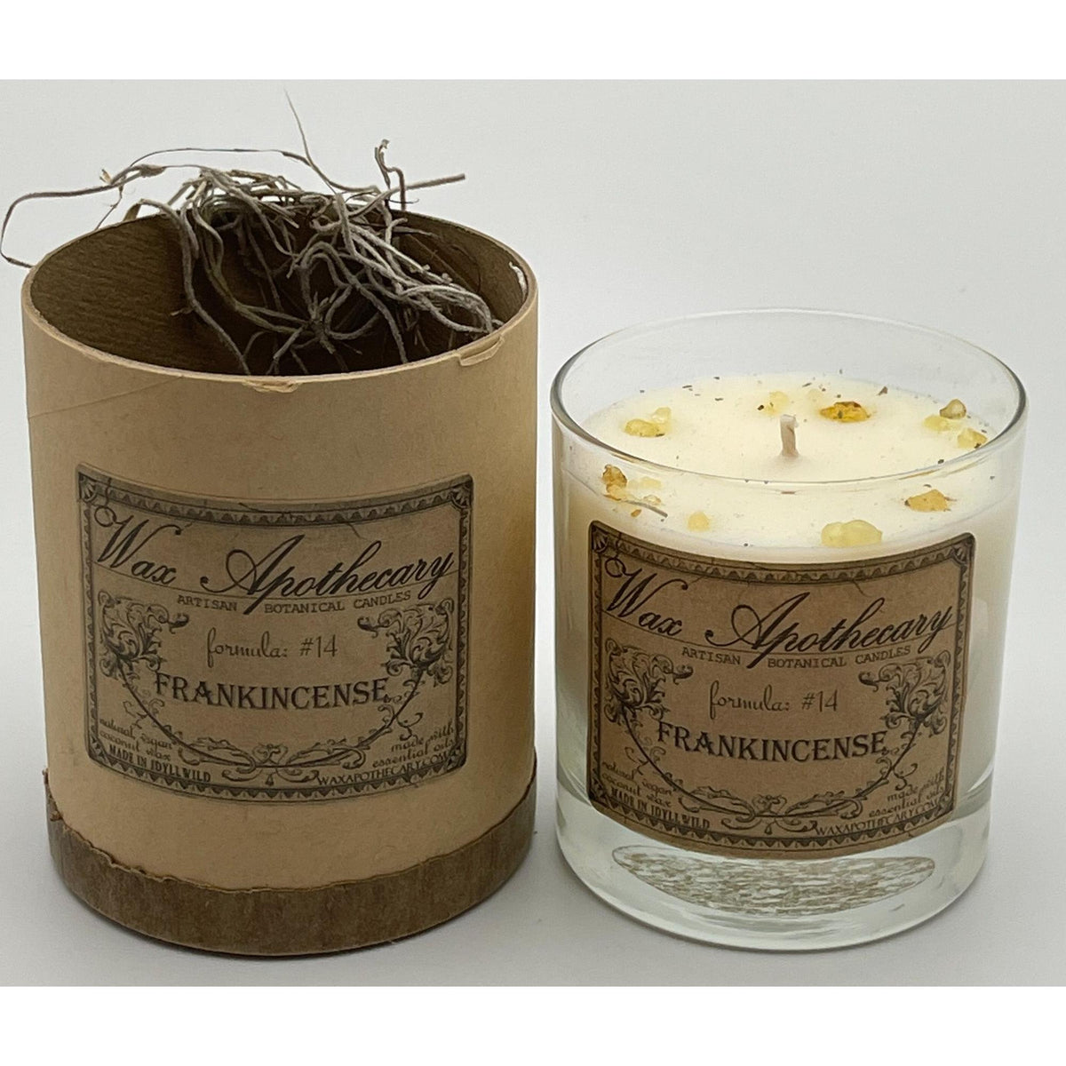 Botanical Scotch Glass Candle