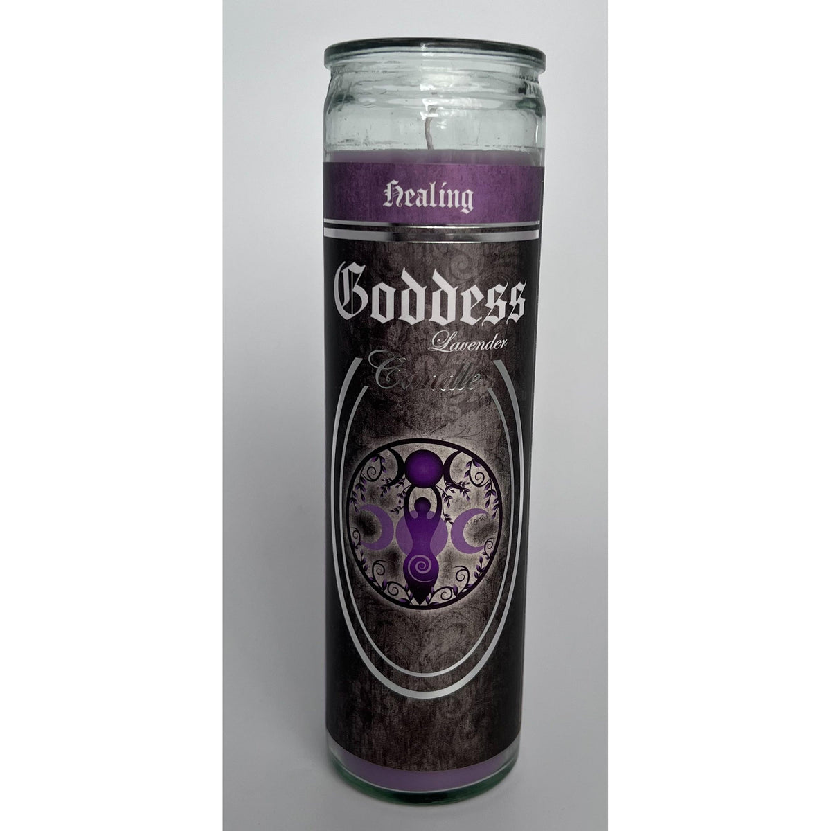 Goloka 7 Day Glass Ritual Candle – Spiritual Prayer & Intention Candle