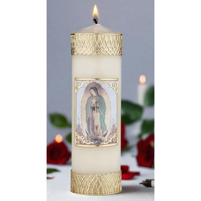 Ol Guadalupe Candle
