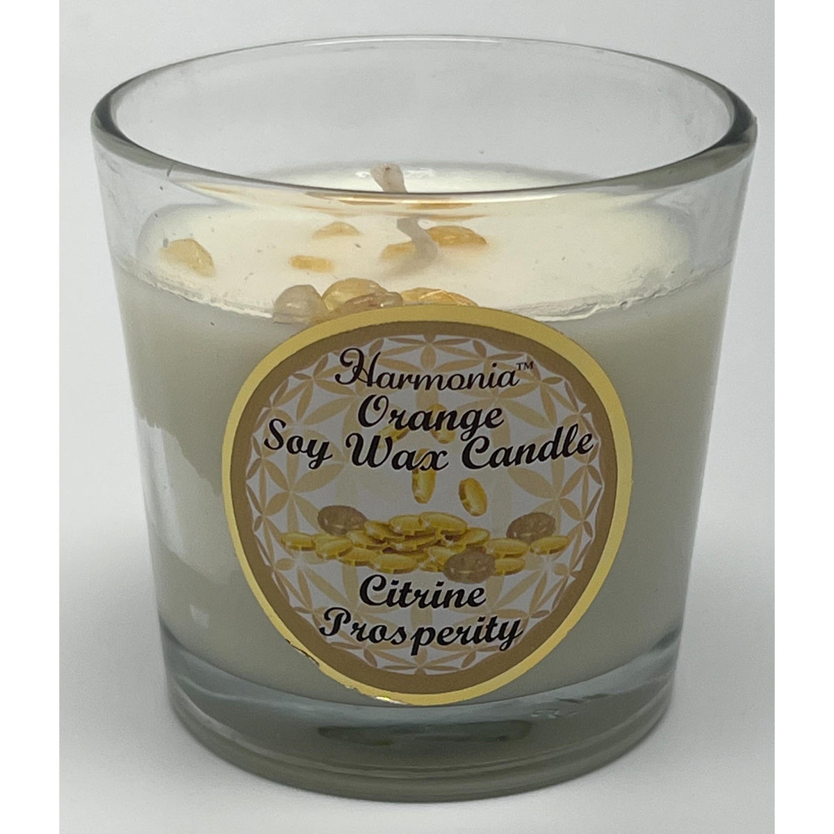 Harmonia Soy Gem Votive Candle – 100% Natural Soy Wax Scented Candle – Self-Care & Spiritual Gift