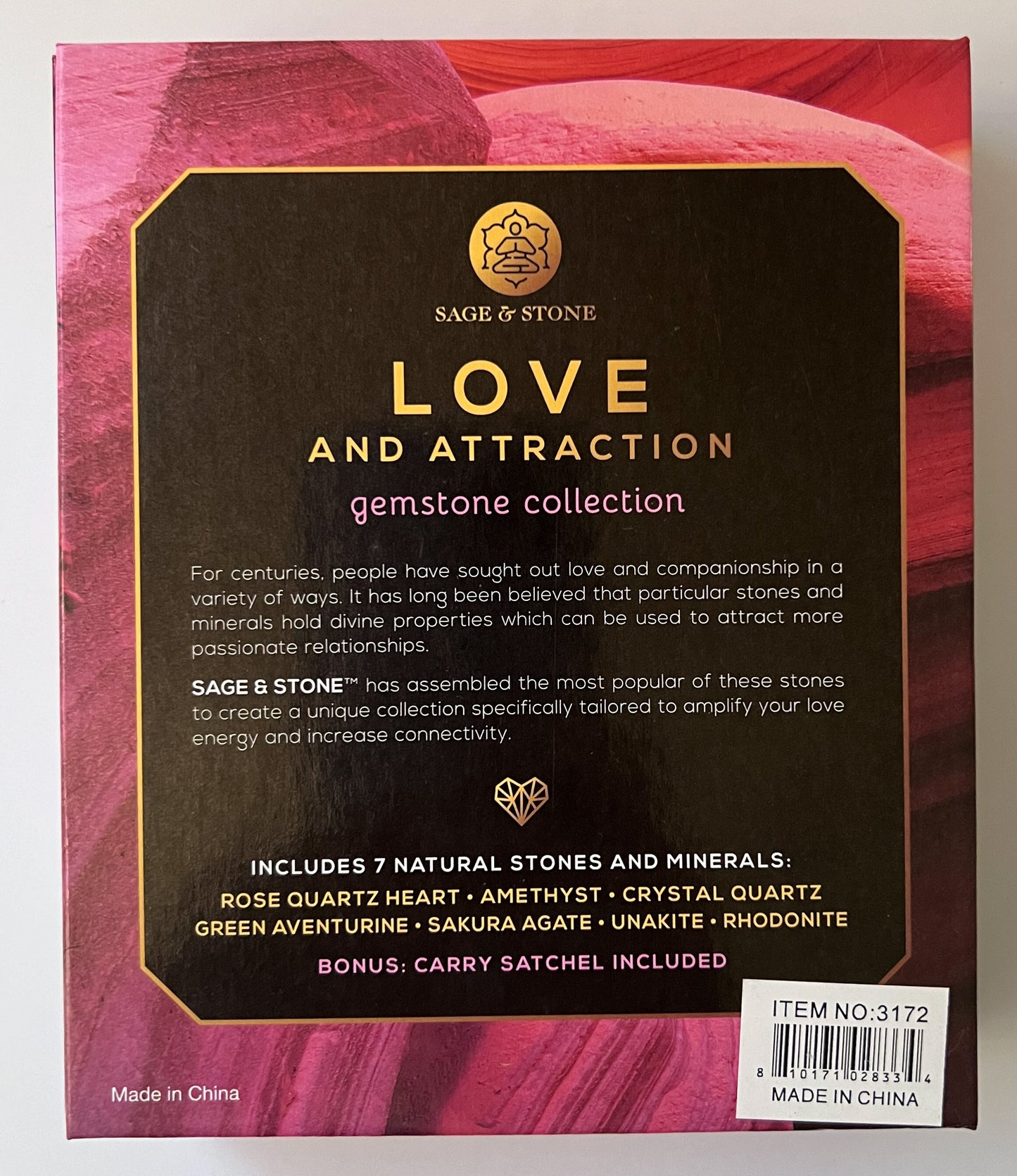 Conjunto de piedras preciosas: Colección Amor y Atracción