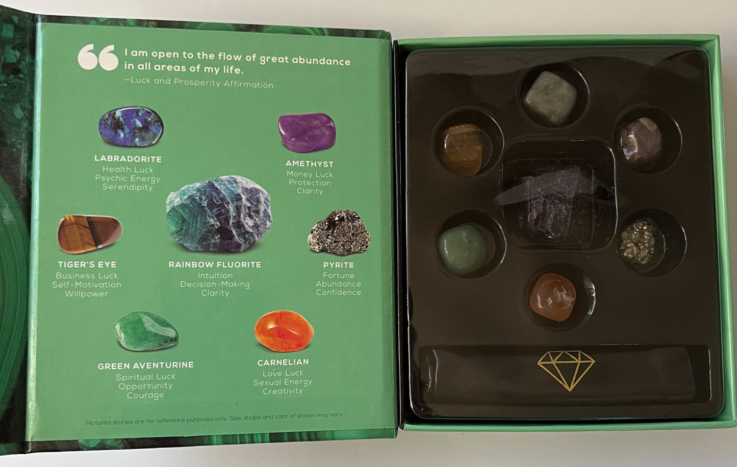 Conjunto de piedras preciosas: Colección Suerte y Prosperidad