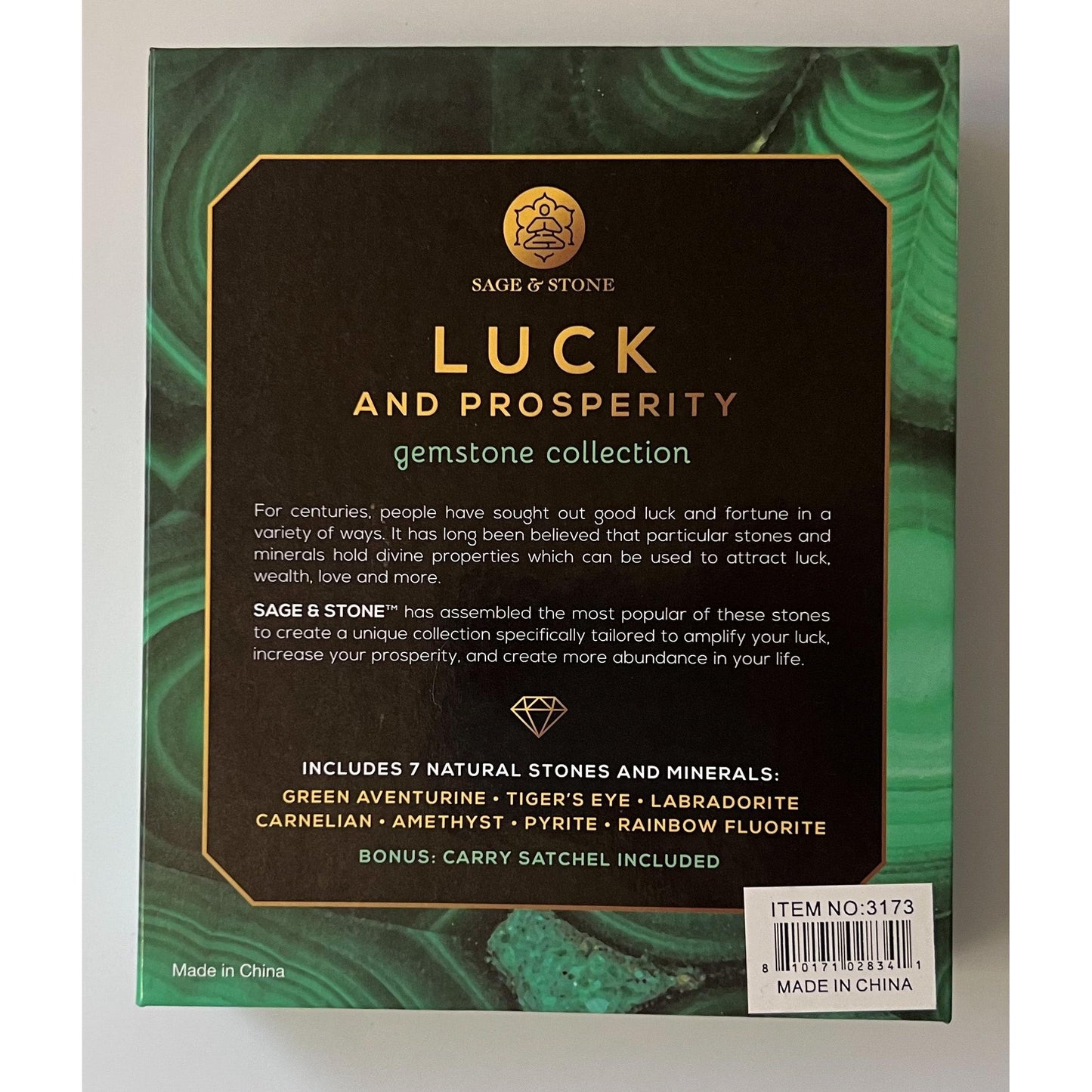 Conjunto de piedras preciosas: Colección Suerte y Prosperidad