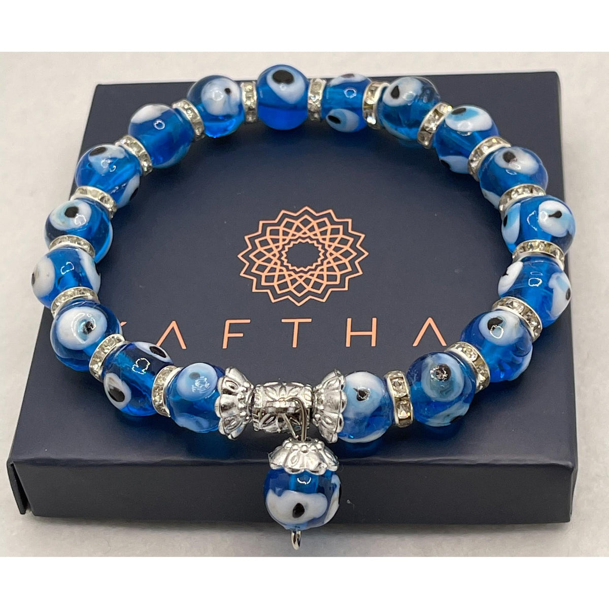 KAFTHAN Beaded Evil Eye Bracelets, Protection Bracelet