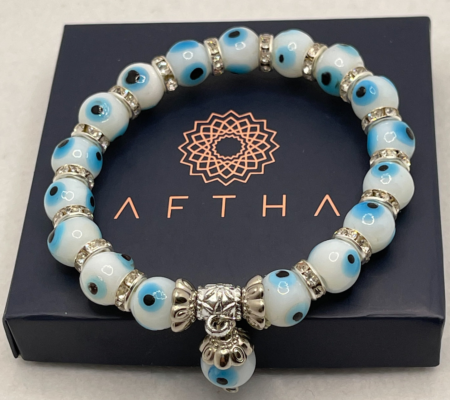Pulseras de cuentas de ojo malvado KAFTHAN, pulsera de protección
