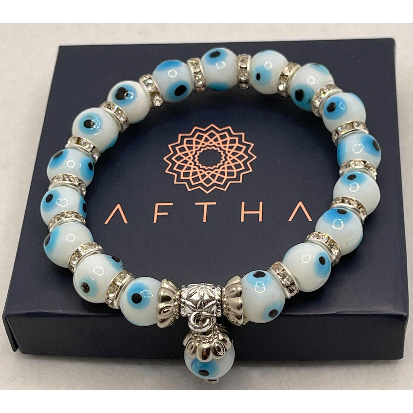 Pulseras de cuentas de ojo malvado KAFTHAN, pulsera de protección