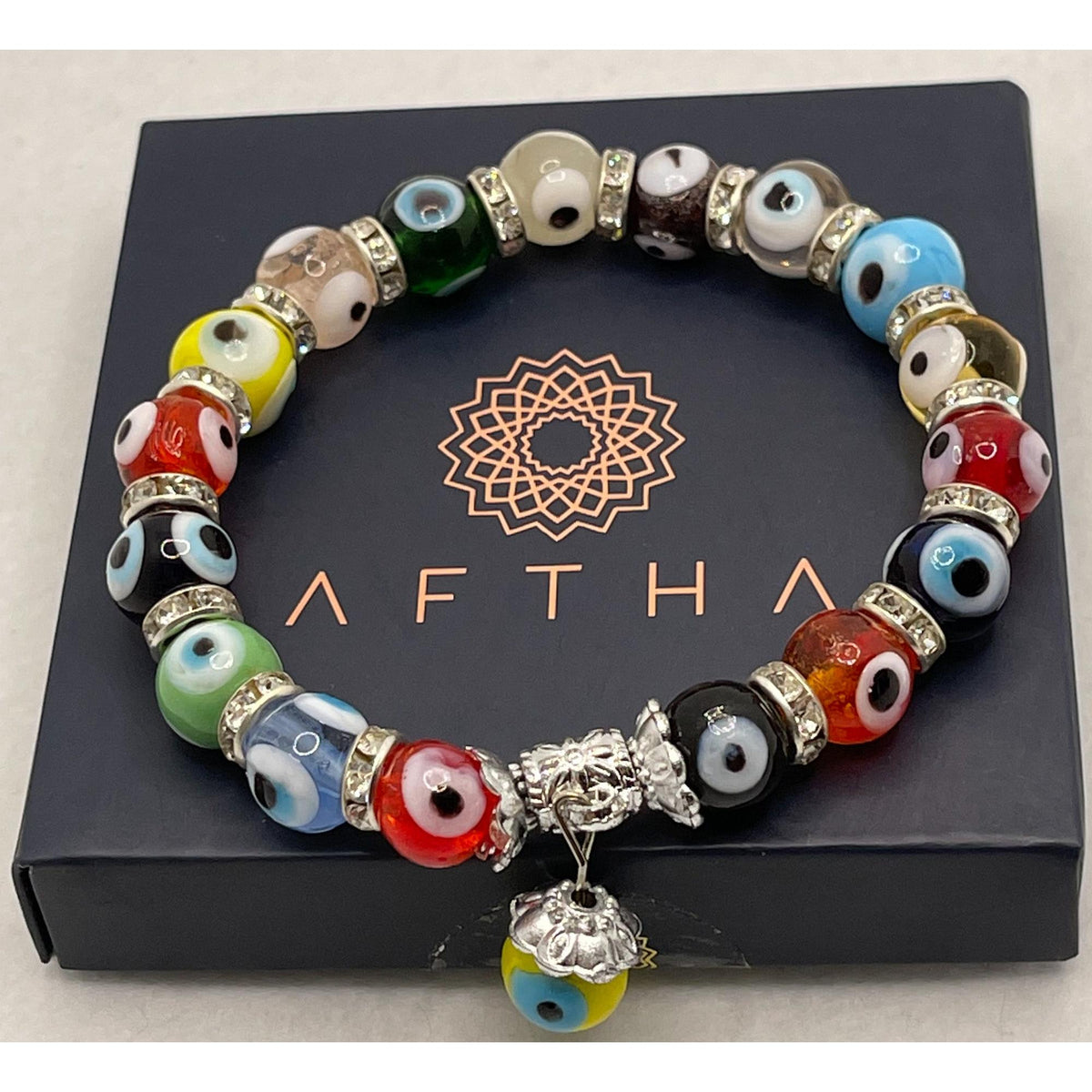 KAFTHAN Beaded Evil Eye Bracelets, Protection Bracelet