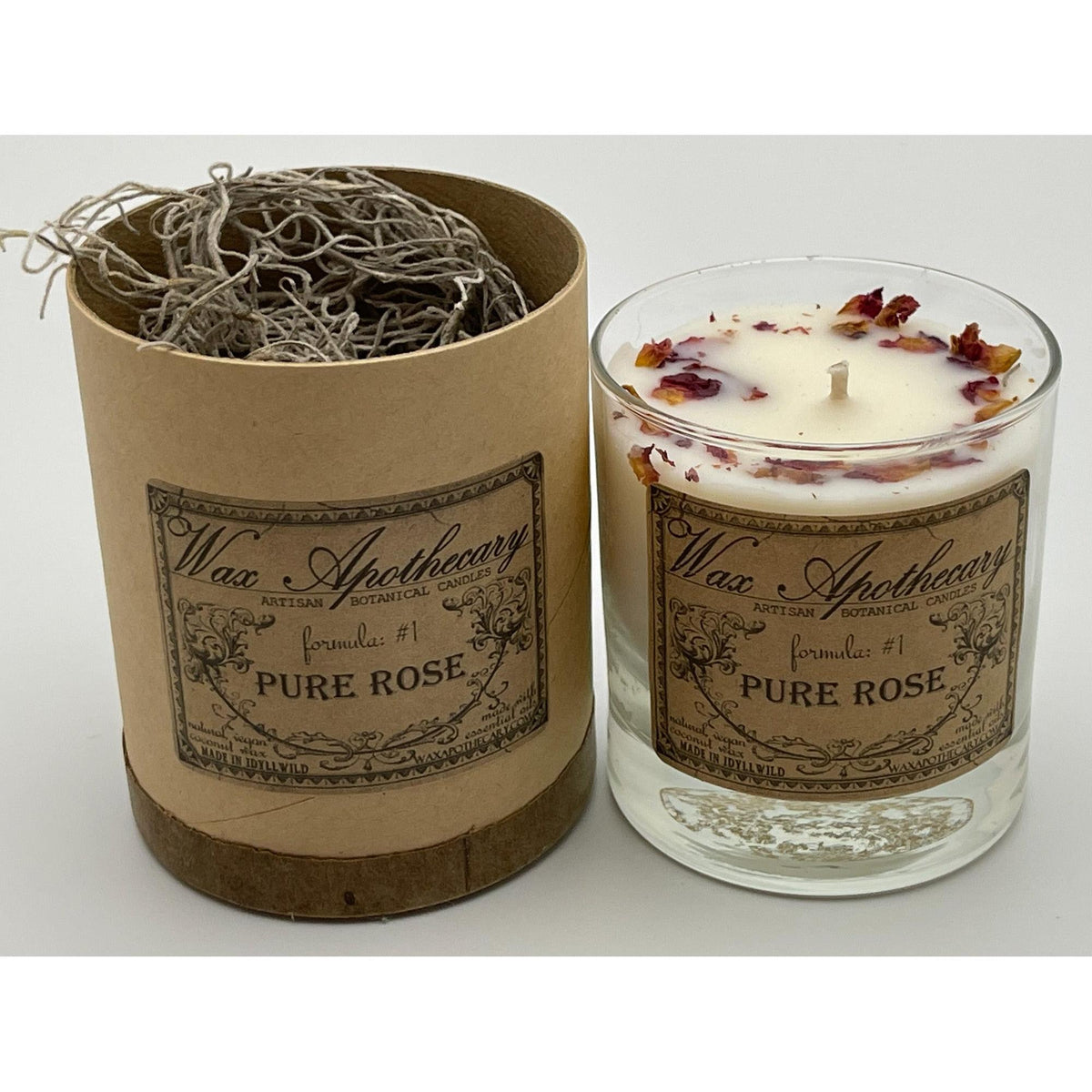 Botanical Scotch Glass Candle