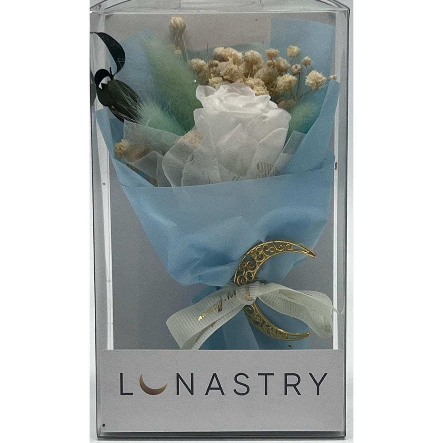 Ramo de cristal de cuarzo transparente