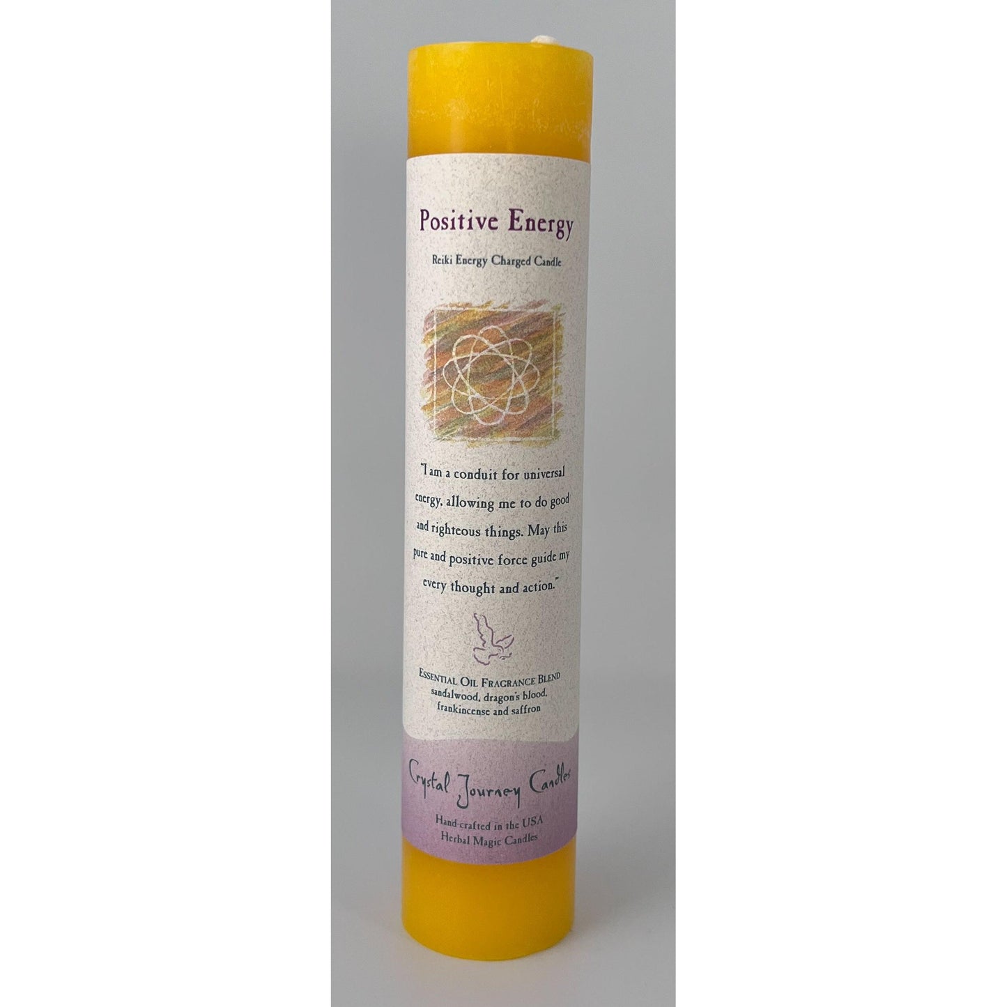 Reiki Herbal Pillar Candle
