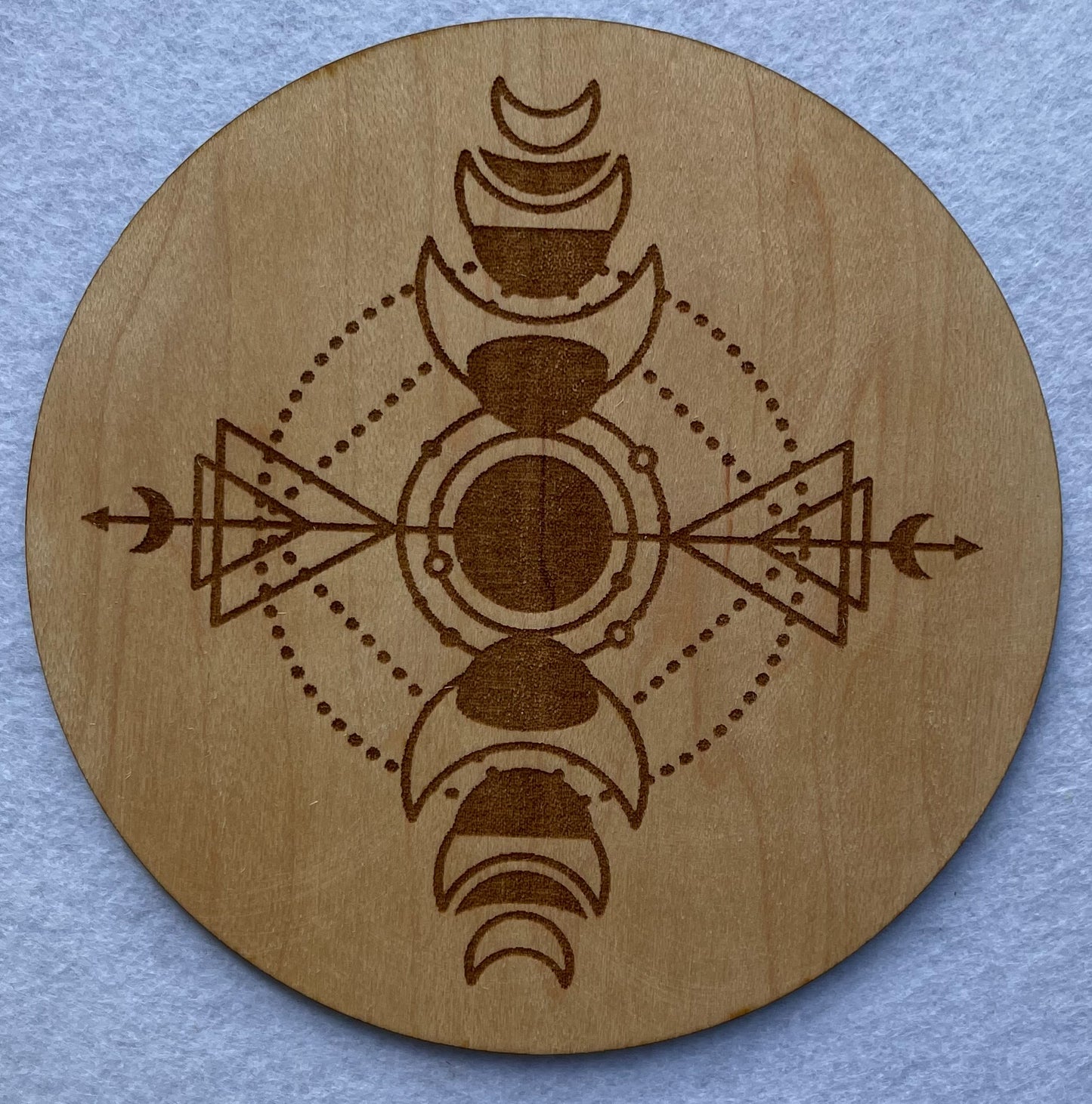 Rejilla de cristal de madera de arce de 5"