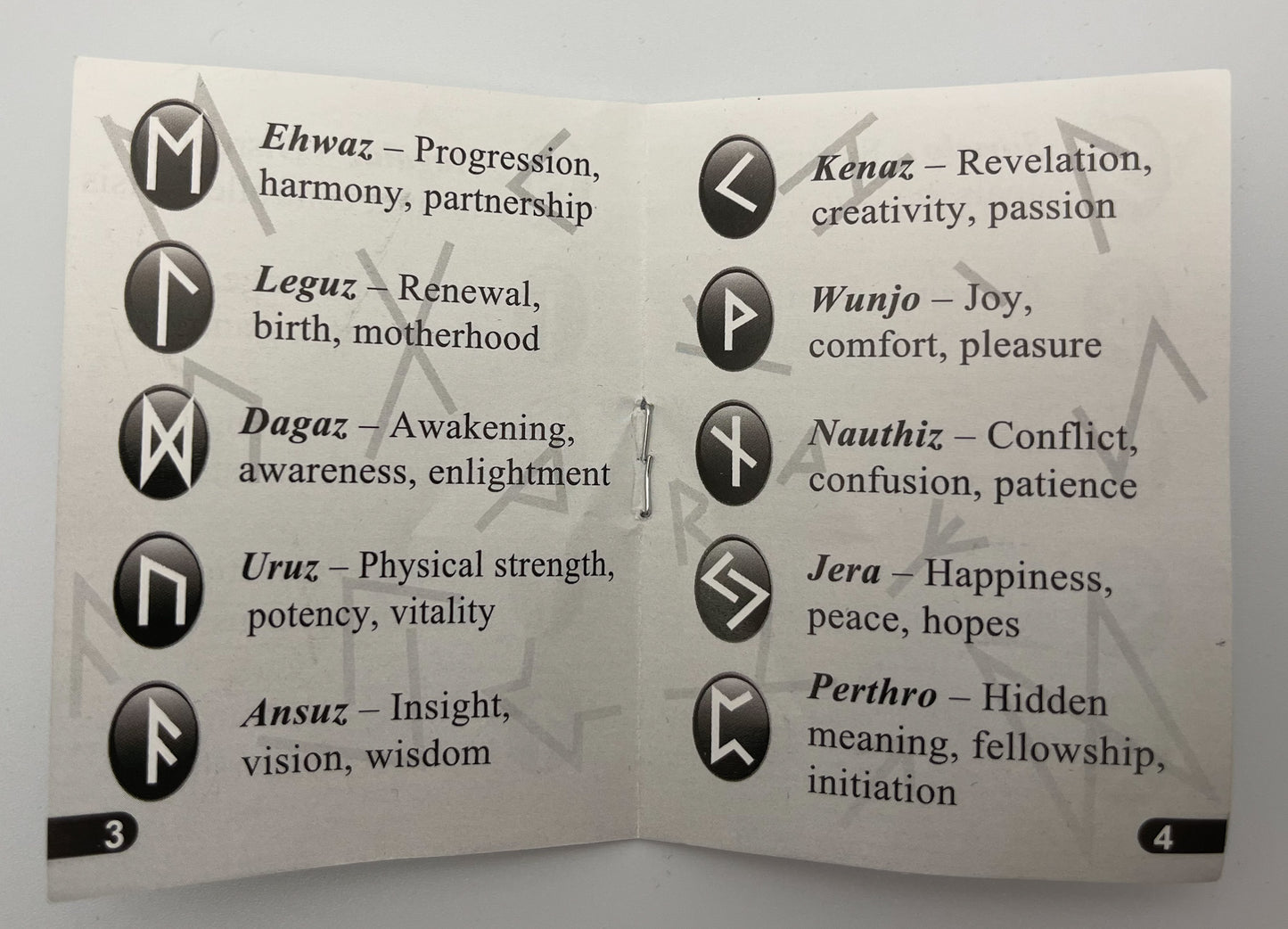 Runes Set Natures Artifacts