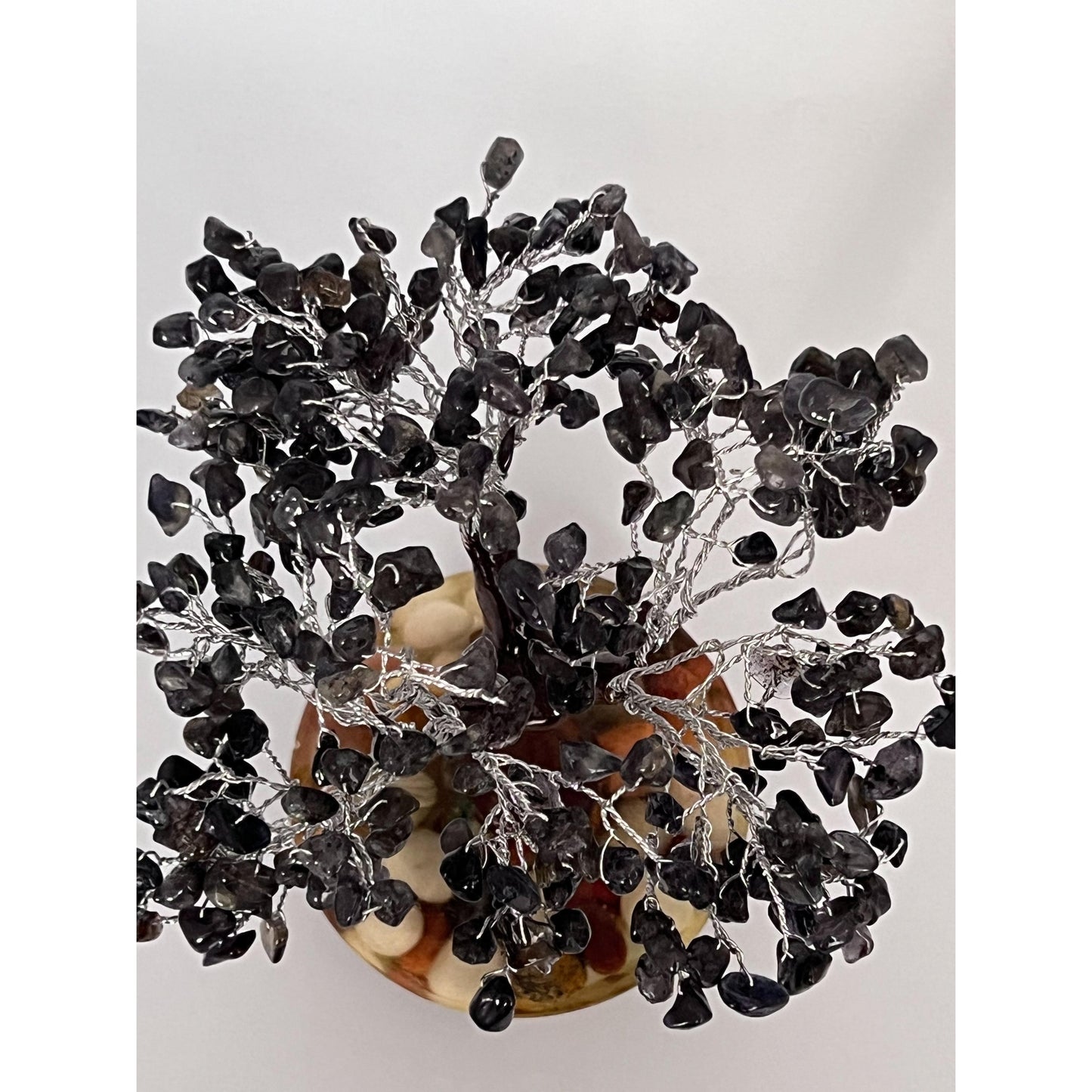 Tree Gemstone on Orgonite Base- Iolite