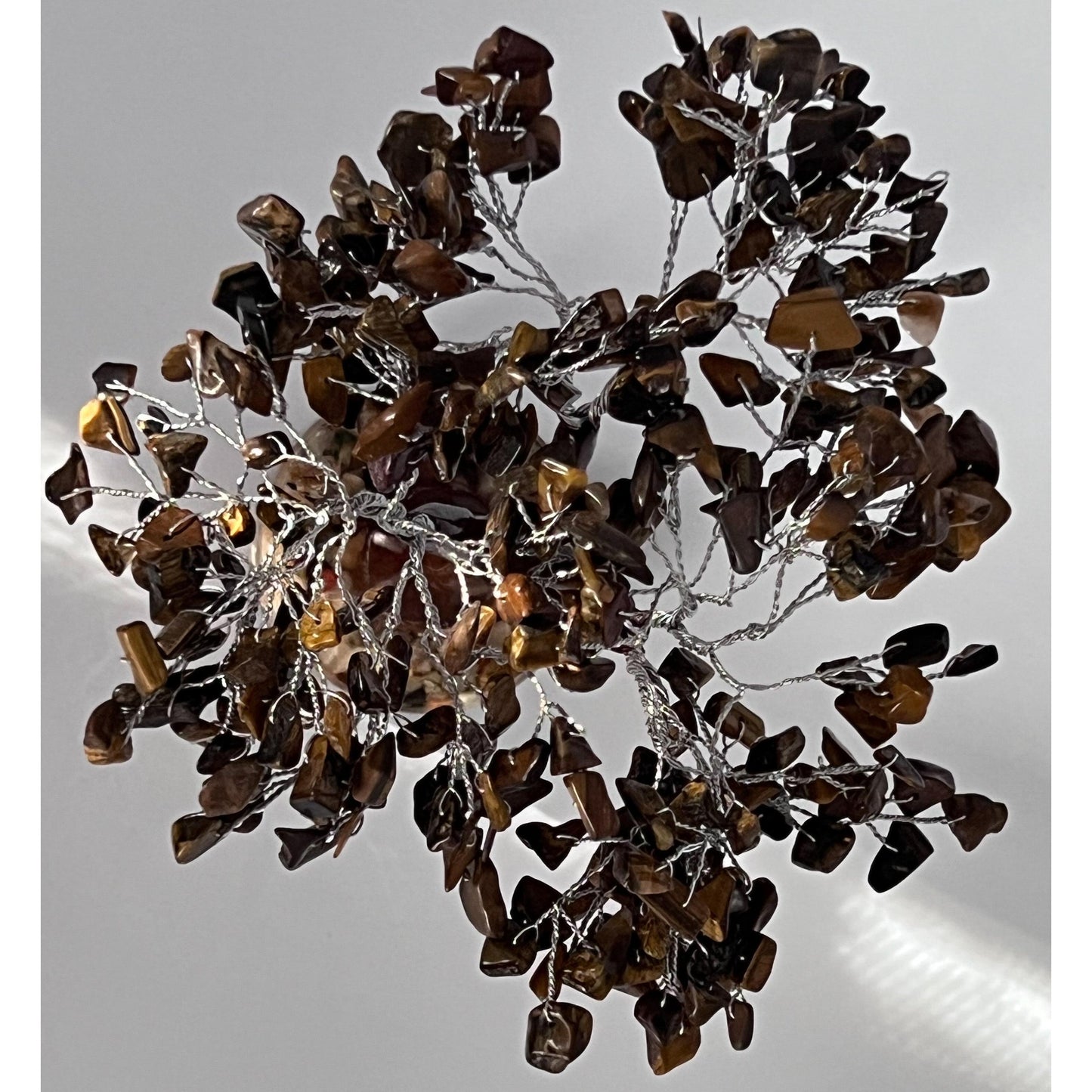 Tree Gemstone on Orgonite Base- Tiger Eye