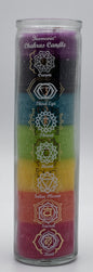 7 Days Chakra Glass Prayer Candle