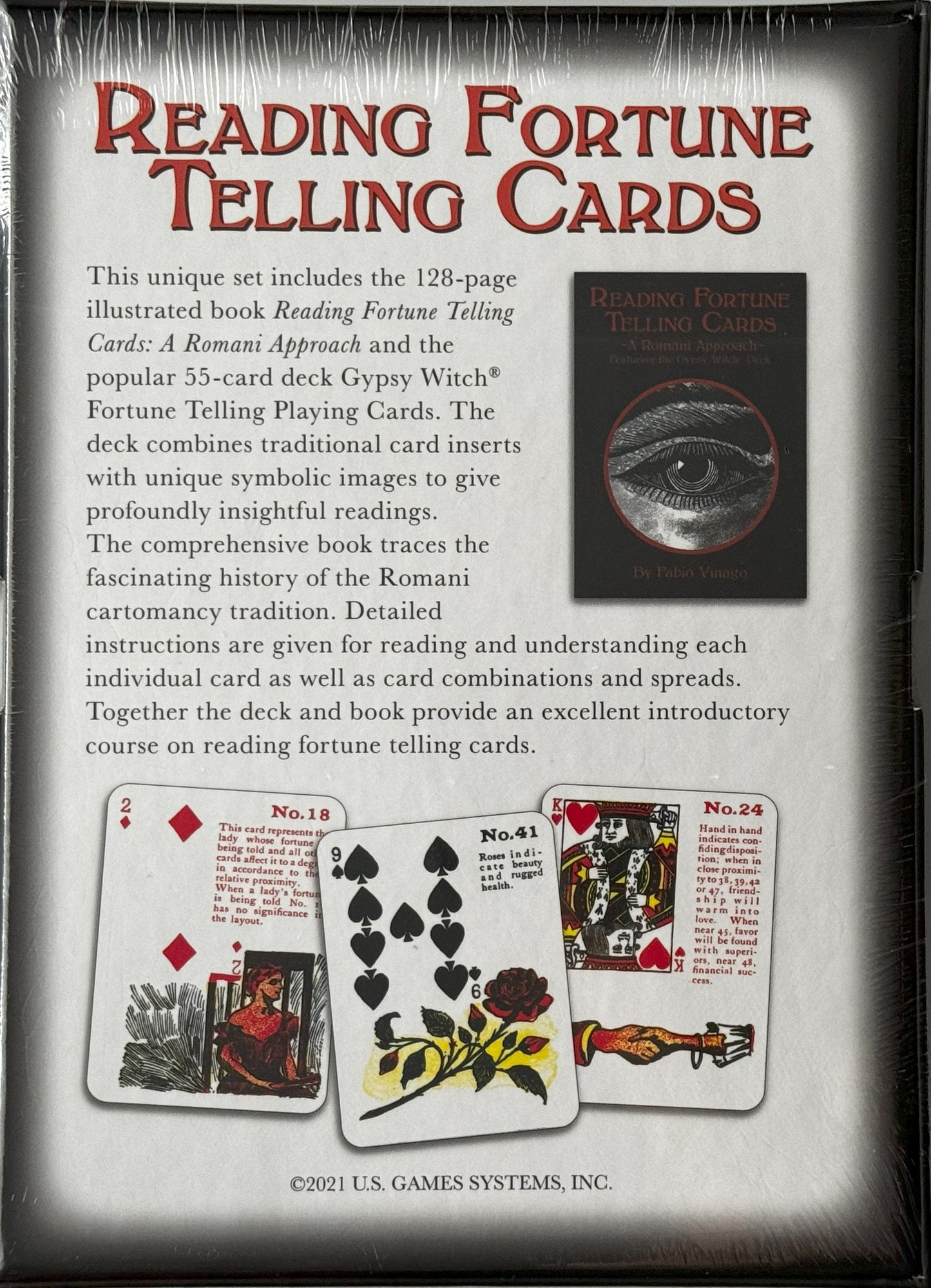 Reading Fortune Telling Cards Deck & Book Set