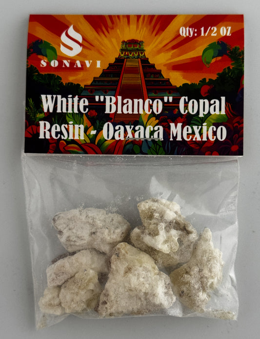(1/2 oz) White or Blanco Copal Resin - Oaxaca Mexico