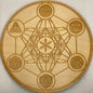 Metatron's Cube Platonic Solids Crystal Grid