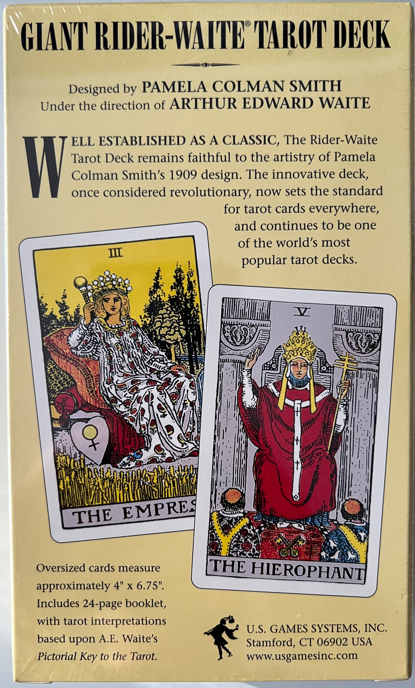 Giant Rider-Waite Tarot Deck