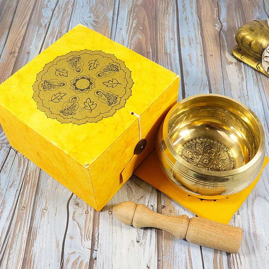 Singing Bowl Gift Set - Wheel of Life