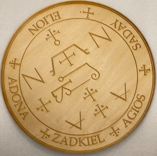 Zadkiel Crystal Grid